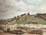 Vincent Van Gogh Montmartre:Quarry,the Mills (nn04) Sweden oil painting artist